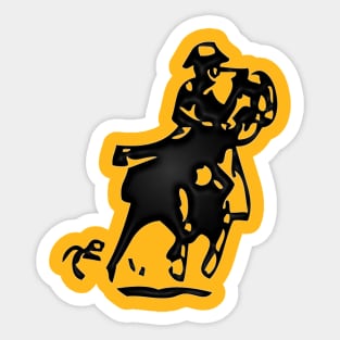 Western Era - Cowboy on Horseback 5 Sticker